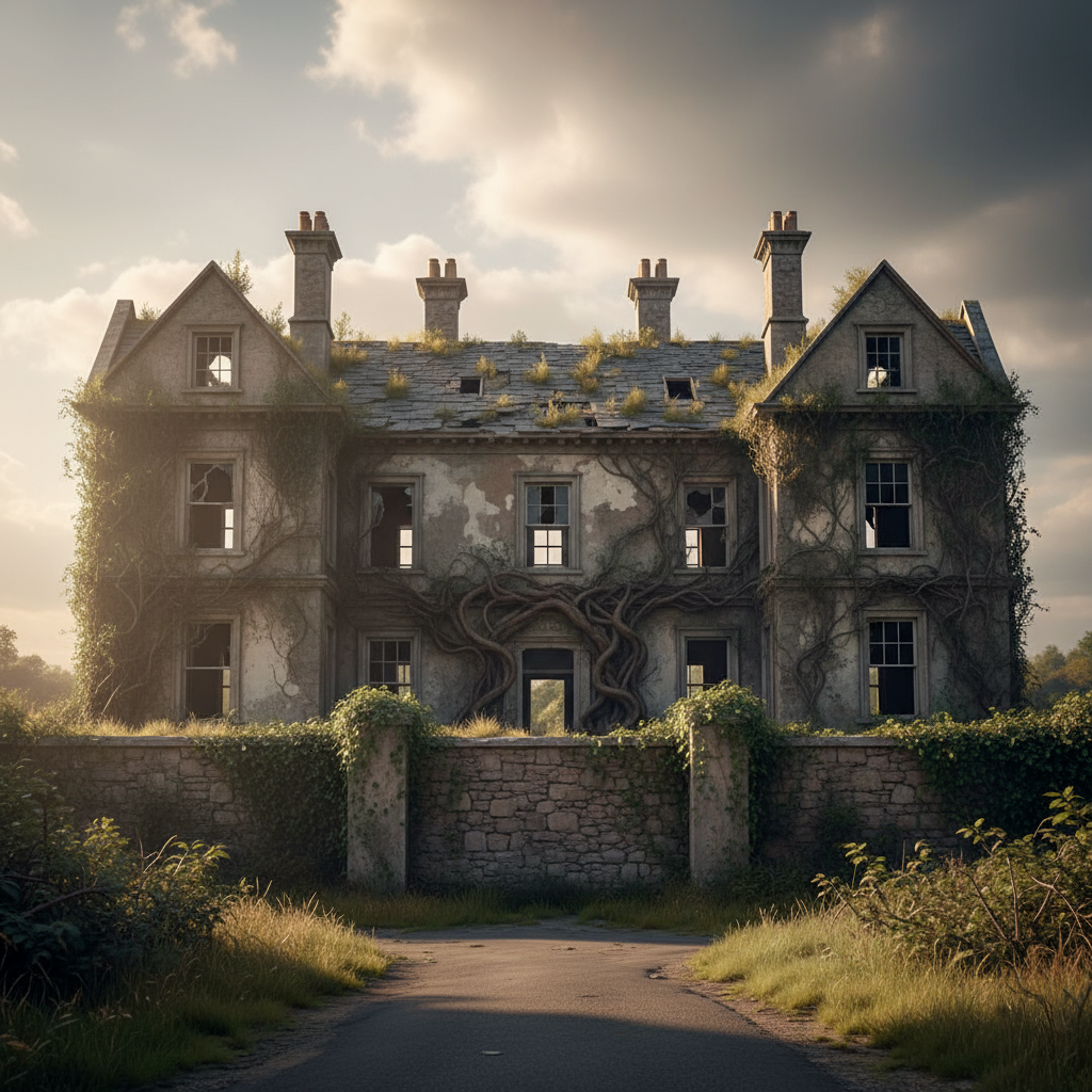 Residence before repairs Residence before repairs
